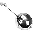 GOVALVE Stainless Steel Float Ball Valves - 1-1/2” NPT Male Thread Flow Control Float Sensor Valve Automatic Water Level Control Float For Tank Pond Water Tower