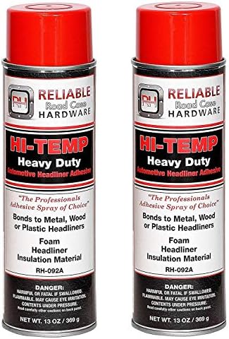 Reliable Hardware Company RH-092A-A Heavy Duty Hi-Temp Spray Adhesive (Тwo Рack)