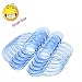 Lookatool 10 Pack Dental Retractor Intraoral Cheek Lip Mouth Opener Blue C Type Use for Watch Ya' Mouth Family Edition, the Authentic, Hilarious, Mouth Guard Party Game (Small)
