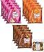 Chex Mix Brand Snack Pack 12 Count 3 Flavor Variety - 4 of Each Flavor, Strawberry Yogurt, Cheddar, Chocolate Caramel with By The Cup Snack Mix