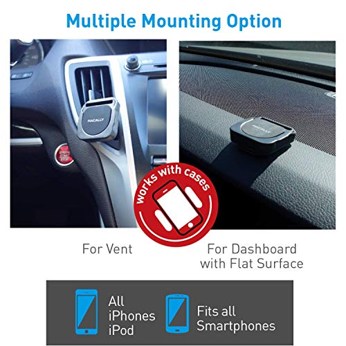 Phone Car Mount Vent, Macally [Upgraded 3in1] Air Vent Phone