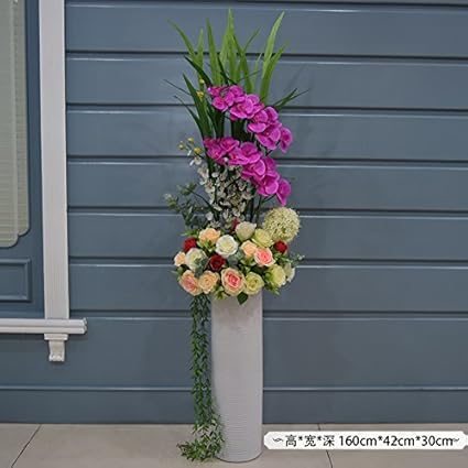 Zhudj Large Floor To Ceiling Living Room Hotel Artificial Flowers