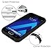 Galaxy A3 (2017) Case, DICHEER Rugged Armor Case with Resilient Shock Absorption,A Card Slot,Kickstand,Defender Protective Case for Samsung Galaxy Galaxy A3 (2017) - Black