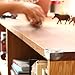 22.1ft LONG SET-16 CORNER GUARDS Protectors. SafeBaby & Child Safety BabyProof Clear protective bumper guards for furniture. Cushion foam strip bricks pad childproof fireplace guard for toddlers.Brown