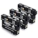 IKONG 3 Black High Capacity Replacement for Epson 220 Ink Cartridge Worked with Epson XP-320 XP-420 XP-424, Epson WorkForce WF-2650 WF-2630 WF 2660 WF-2750 WF-2760 Printers