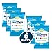 Wipes by Saline Soothers, Wet Wipes for Face, Hand, Body & Nose, Allergy Relief, Moisturizing Tissue, Unscented, 20 Count, Pack of 6