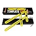 Amenitee Angle Layout Measuring Ruler- Ultimate Irregular Shape Copy Tool-Universal Angularizer Ruler - Easy Angle Ruler-Multi Angle Measuring Tool-ABS Bolts and Nuts-Ultimate Template Tool(Yellow)