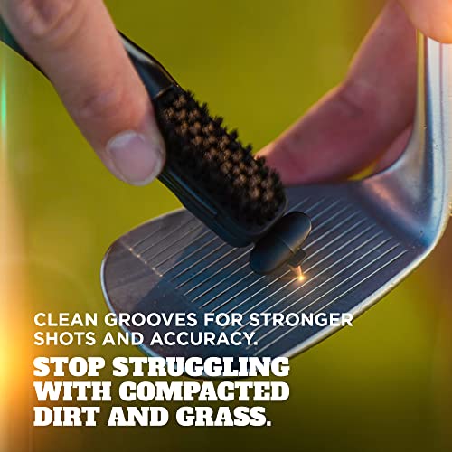 Frogger BrushPro Golf Club Cleaner with Ergonomic Grip and Retractable