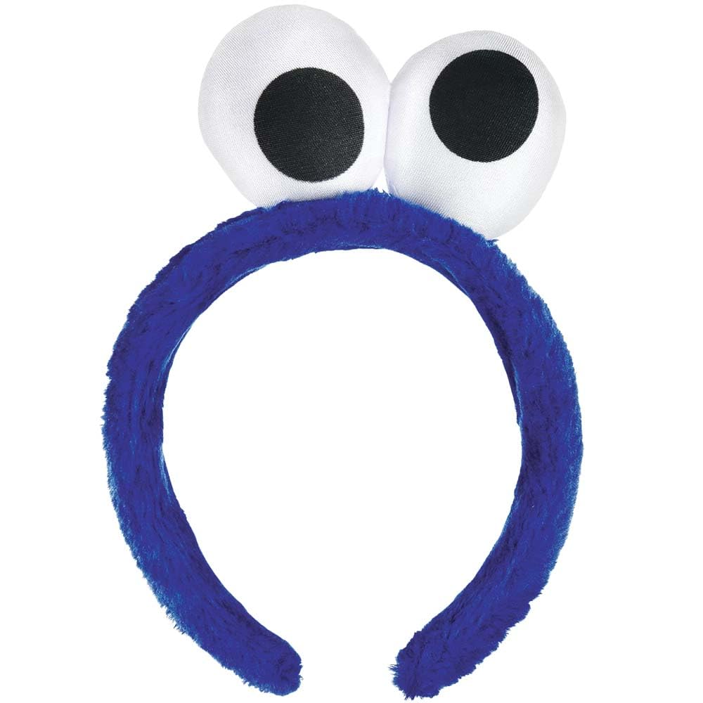 Photo 1 of Everyday Sesame Street Deluxe Blue Fabric Headband (12 mos.) - 7" x 5" (1 Count) - Perfect Party Wear & Celebration Essential
