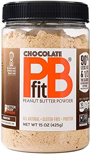 Chocolate Peanut Butter Powder, 15 oz 2 Bottles (2 Pack Chocolate (15-OZ Each))