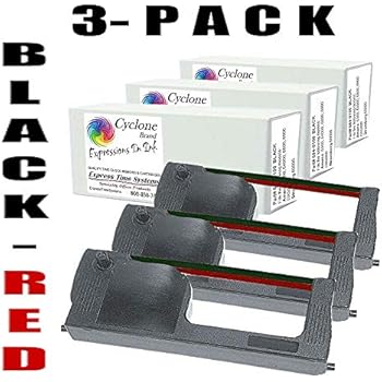 Amazon.com : CYCLONE 3-Pack, Ink Ribbon Cartridge, Amano PIX-55, PIX-95