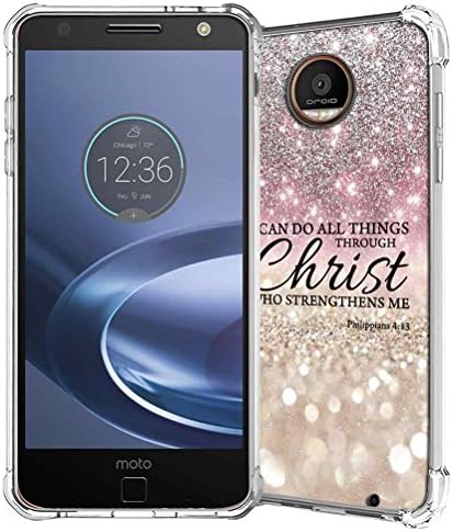 Moto Z2 Force Case, SuperbBeast Slim Thin Scratch Resistant TPU Bumper Gel Rubber Soft Skin Silicone Protective Case Cover for Motorola Moto Z Force 2nd Generation (Silver Sparkle Glitter Texture)
