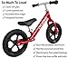 Cruzee Ultralite Balance Bike (4.4 lbs) for Ages 1.5 to 5 Years | Red BW– Best Sport Push Bicycle for 2, 3 & 4 Year Old Boys & Girls – Toddlers & Kids Skip Tricycles on The Lightest First Bike
