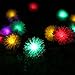 LUCKLED Chuzzle Ball Solar String Lights, 23ft 50 LED Fairy Halloween Decorative Solar Lights for Outdoor, Home, Lawn, Garden, Patio, Party Halloween and Holiday Decorations (Multi-Color)