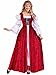 Forum Novelties womens Medieval Lace-up Gown Adult Sized Costumes, Red, Plus Size