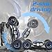 NQD RC Car Off-Road Vehicles Rock Crawler 2.4Ghz Remote Control Car Monster Truck 4WD Dual Motors Electric Racing Car, Kids Toys RTR Rechargeable Buggy Hobby Car Transform Car-Blue