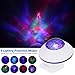 Night Light Projector,Delicacy LED Aurora Light Projector,Music Speaker with 8 Lighting Modes Rotating Relaxing Light Show UFO Design Mood Lamp for Kids, Adults,Living Room