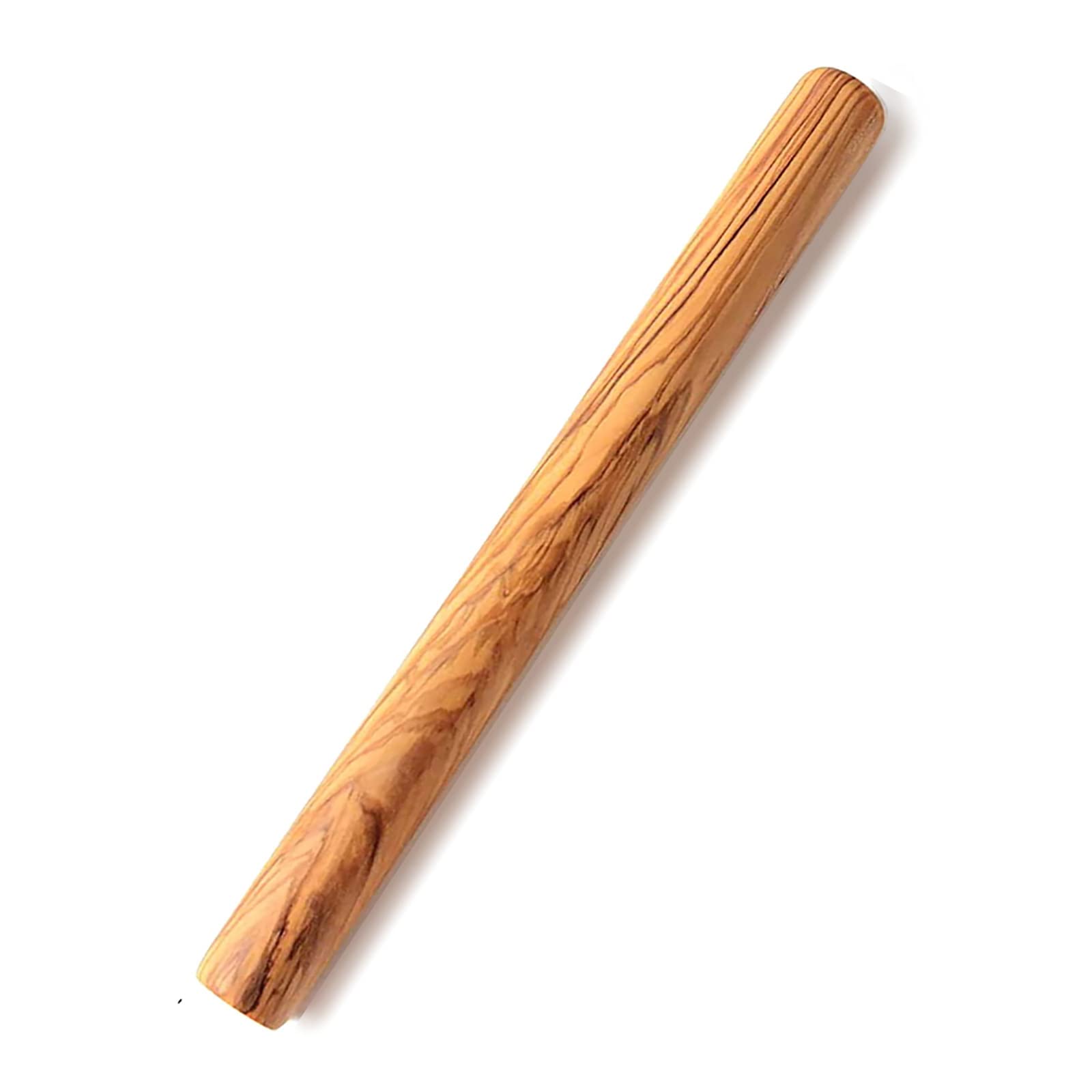 Photo 1 of Ideaolives Olive Wood Rolling Pin, Natural Wood Dough Roller, French Rolling Pins for Baking, Non-Toxic Thin Rolling Pin for Pizza Bread Fondant Pasta, Wooden Pizza Roller with No Dents or Gaps, 11.5"
