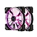 InWin Crown Addressable RGB Twin Fan Kit 120 mm Fan High Performance Cooling Computer Case Static Pressure Modular Fan with Adjustable RGB Controller, Black