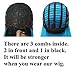MISSWIG Wig for Women Heat Resistant Short Synthetic Hair Ombre Aqua Blue 14 Inches 300 Gram With Wig Cap