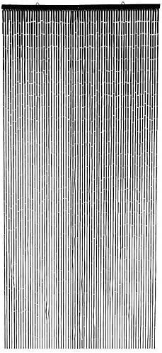Bamboo Effect Curtain Blinds Wooden Beaded Insects Fly Door Screen Screening - Made In U. K. (Red)