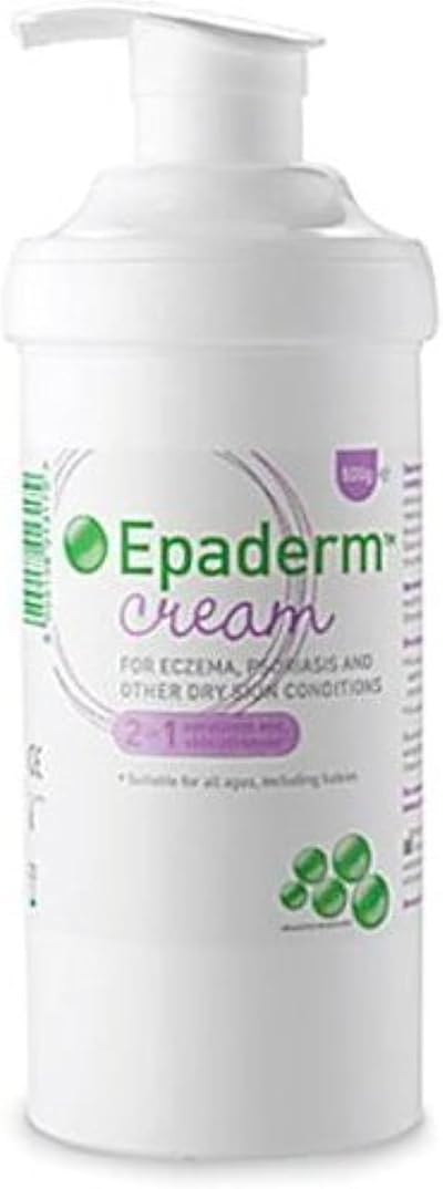 Epaderm 2in1 Cream 500g Emollient & Skin Cleanser for Dry Skin Care