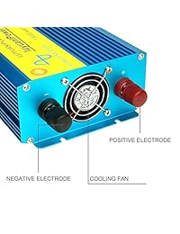 Inversor de corriente de onda sinusoidal pura IpowerBingo de 1500 W 3000 W (máximo), DC  CA, 12 V 110 V, con pantalla LCD