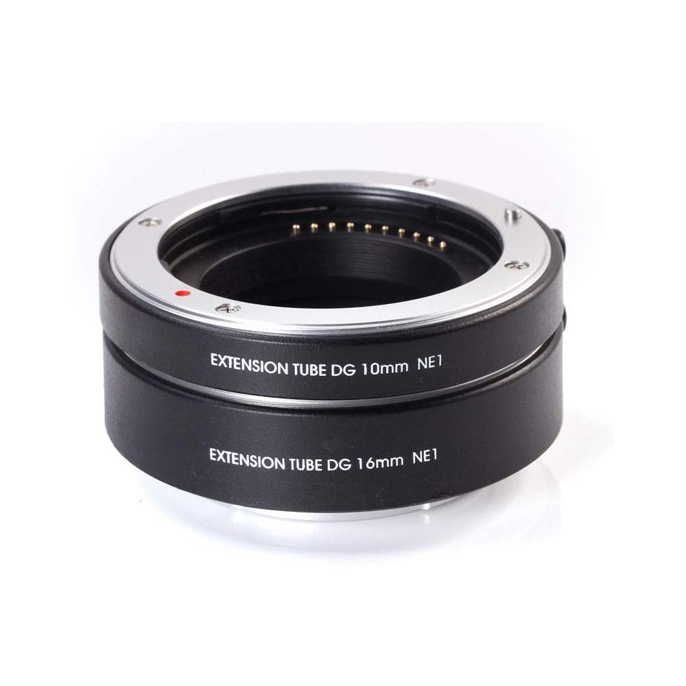 Hersmay Autofocus Macro Extension Tube 10 mm / 16 mm for Sony E-Mount A1 A7C A7IV A9 A6600 A6500 A6400 A6300 A6000 A6100 A6600 A500 00 NEX-C3 A7 A7R A7S II III IV A9 II Camera