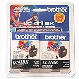 INKCART - CLM - LC41BK - 2 Pack,Black