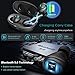 FITVII Bluetooth 5.0 Wireless Earbuds with Charging Case for iPhone and Android Smartphones, 50H Cyclic Playtime Wireless Headphones Built in Mic and Charging Case for Gaming and Sports Running
