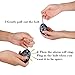 WER 120dB Loud Emergency Personal Alarm Keychain SOS Keyring for Kids, Students, Women, Girls,Elderly, Adventurer,Night Workers Self Defense/Protection Electronic Device Bag Decoration(4 PCS)