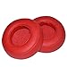 Replacement Ear Pad Cushion Cups Cover Earpads Repair Parts Compatible with Beats Pro/Detox Headphones (Red)
