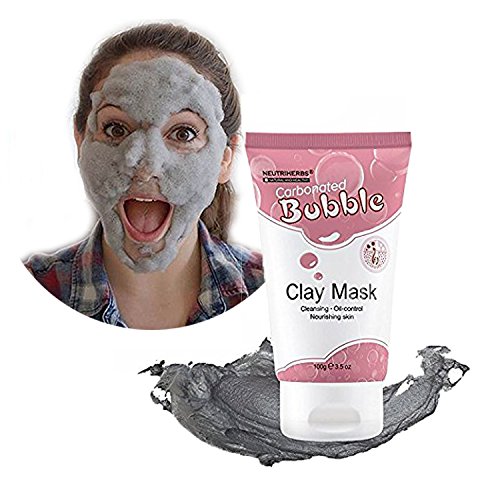 Carbonated Bubble Clay Face Mask â€“ Purifying Clay Face Mask for Deep Cleansing Deep Pore Cleanser, Oil Control & Nourishing Skin with Carbonated Volcanic Clay