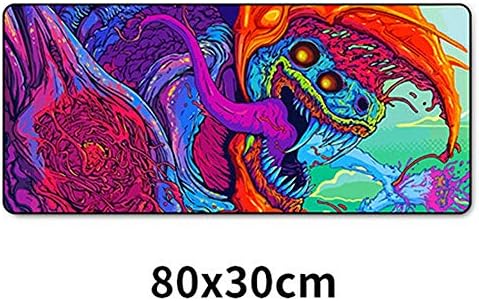 AURORBOY Large Gaming Mouse Pad Computer Gamer Cs Go Keyboard Mouse Mat Hyper Beast Desk Mousepad for Pc 80X30Cm