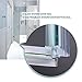 Shower Door Sweep, Frameless Glass Shower Door Seal Weather Stripping for Door Bottom-36 Inch Length M-3/8 inch + 72 Inch Length H-3/8 inch (3/8 inch(10mm), M+h-Type)