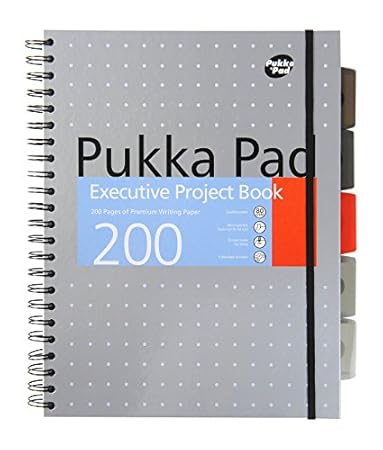 Pukka Pads 6970-met – Pukka Pad A4 Executive Project Book liniert 200 Seite 6970-met – (PK3)