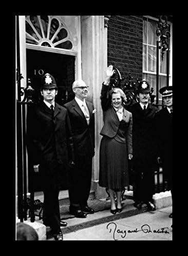 Margaret Thatcher Autographed Signed & Framed Photo Poster