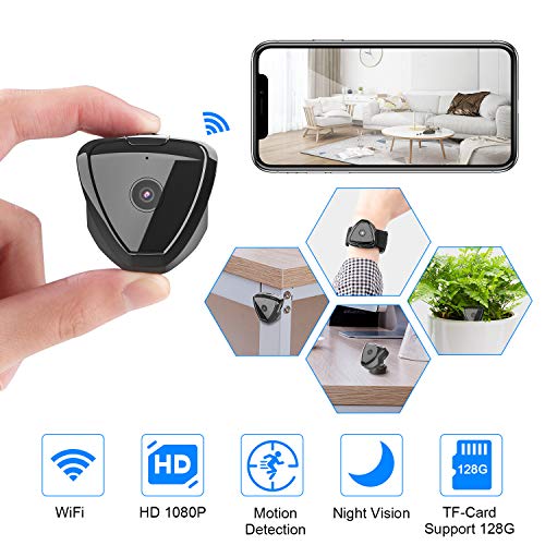 Mini Spy Camera WiFi, HD 1080P Mini Spy Camera Wireless Hidden Camera