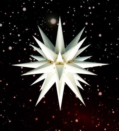 Stella Di Natale Illuminata.Original Herrnhuter Sterne Stella Di Natale Illuminata In Plastica Per Esterni 68 Cm Colore Bianco Amazon It Casa E Cucina