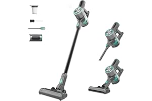 WYZE LIFESTYLE Wyze Cordless Vacuum S with 20Kpa Powerful Suction, Lightweight Stick with HEPA Filter, 300W Powerful Brushless Motor, 40mins Runtime for Home Hard Floor Carpet Pet Hair