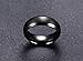 Zealmer Men's 6mm Matte Brushed Black Titanium Ring