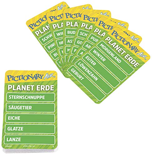 Mattel Games GYP08 - Pictionary Air Erweiterungskartenset Planet Erde, Zeichenspiel für die ganze Familie, ab 8 Jahren – Bild 5