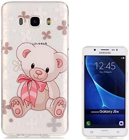 Clear Soft Flexible Style TPU Bumper Silicone Scratch-Proof Protective Slim Skin Back Case Cover for Samsung Galaxy J510FN /J5 (2016) 5.2"