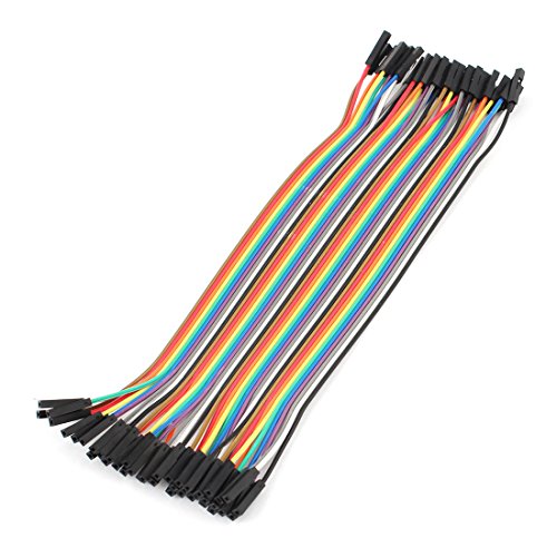 uxcell a14112800ux0325 40 Piece 1P-1P Female Breadboard Jumper Cable Wire 20cm - Thumbnail 2