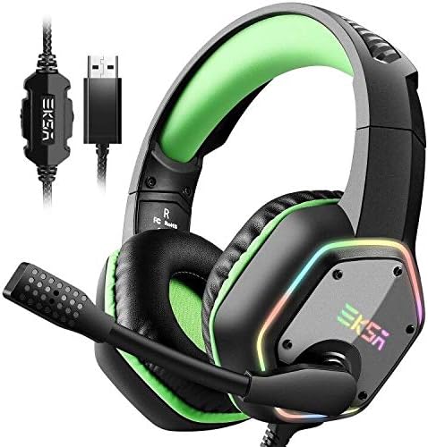 Amazon Co Jp ゲーミングヘッドセット 7 1chサラウンドサウン ドpc用ヘッドセット Usb接続 高集音マイク付き Rgb ライト Pc Ps4 Os対応 ゲームヘッドセット 家電 カメラ