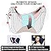 Carridar Car Neck Pillow Ergonomic Neck Support for Car Seat Headrest Sleep Memory Foam Head Neck Rest Cushion Neck Pain Relief Cervical Support Neck Support for Car, Home, Office & Travel, Black