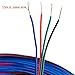 65.6 ft 4 Color 22 AWG RGB Extension Cable Line for LED Strip RGB 5050 3528 Cord 4pin wire