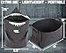 ARTIT Kids?????? Laundry Hamper Basket Storage & Bin Bag Tote with Handles - Shark & Box Set Made of Premium Quality Felt, Non-Woven, Eco-Friendly, Collapsible, Foldable & Multi-Functional - Dark Gray