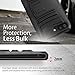 iPhone 7 Plus Belt Clip Case, Fosmon STURDY [Locking Swivel Belt Clip | Kickstand] Rugged Heavy Duty Shock Proof Case for Apple iPhone 7 Plus 5.5 (Black/Black)