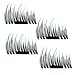 3D Magnetic False Eyelashes,Handmade Eyelashes Fake Eyelashes,0.2mm Ultra-thin 3D Fiber for Natural Look